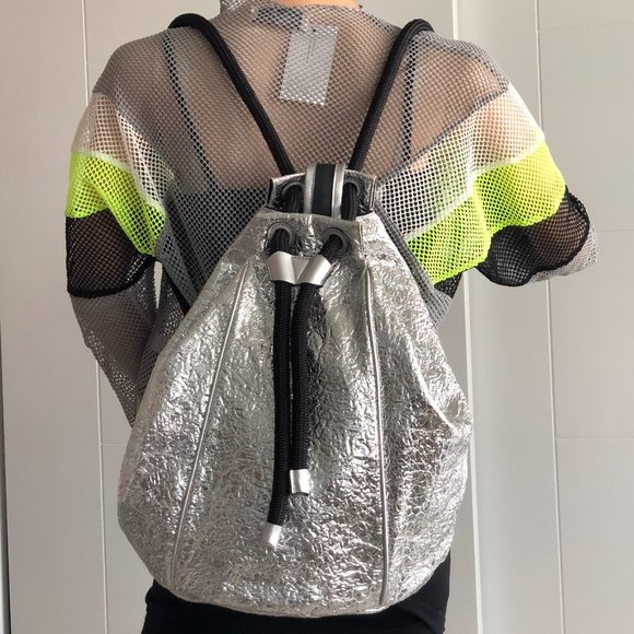 Metallic backpack main image 10